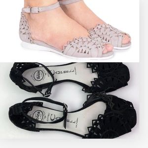 Jeffery Campbell Black Picasso Flats- 8-8.5